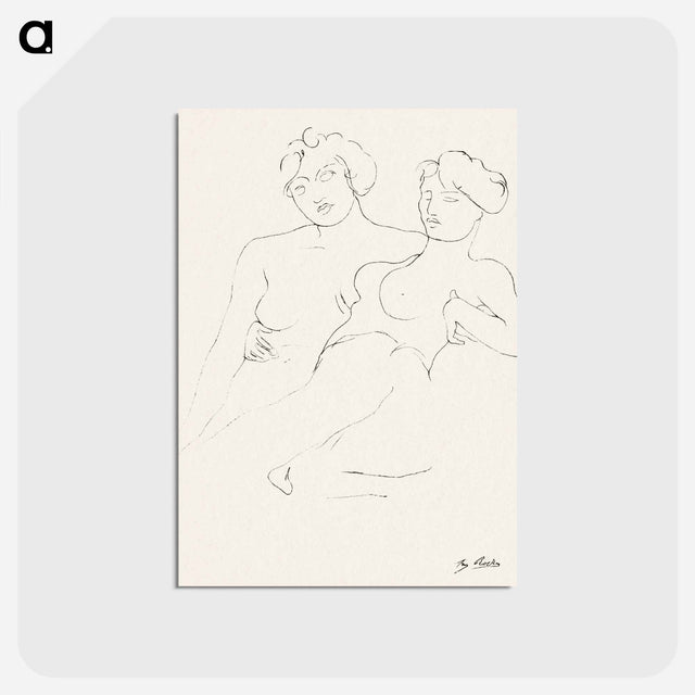アートポストカード-Two Figures
 - クリーブランド美術館 Postcard.