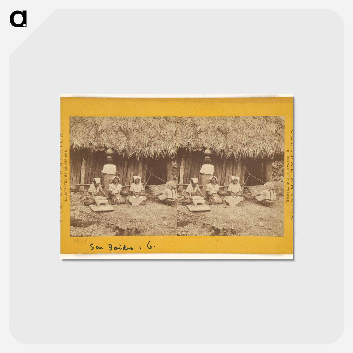 アートポストカード-San Isidro, Domestic Scene
 - エドワード マイブリッジ Postcard.
