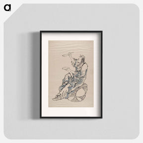 アートポスター-Katsushika Hokusai’s Album of Sketches - 葛飾 北斎 Poster.
