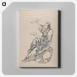 アートパネル-Katsushika Hokusai’s Album of Sketches - 葛飾 北斎 Canvas.