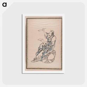 アートポストカード-Katsushika Hokusai’s Album of Sketches - 葛飾 北斎 Postcard.