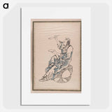 Katsushika Hokusai's Album of Sketches - Katsushika Hokusai Poster.