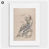 アートポスター-Katsushika Hokusai’s Album of Sketches - 葛飾 北斎 Poster.