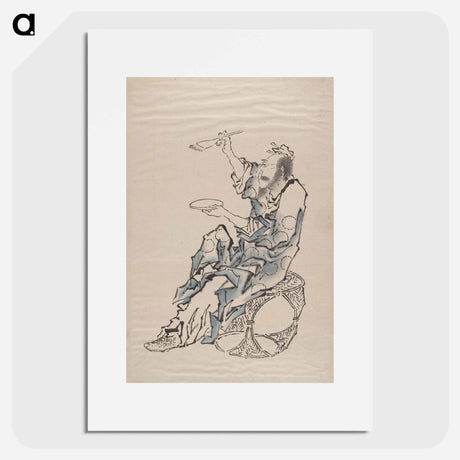 アートポスター-Katsushika Hokusai’s Album of Sketches - 葛飾 北斎 Poster.