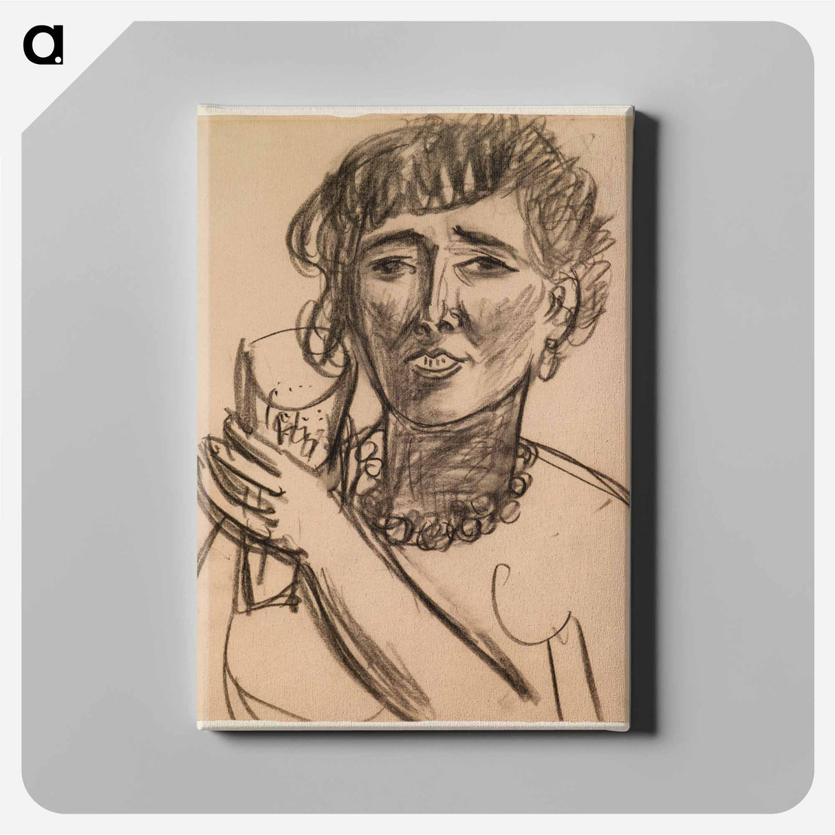 アートパネル-Portrait of Frances Swing van Veen
 - セントルイス美術館 Canvas.