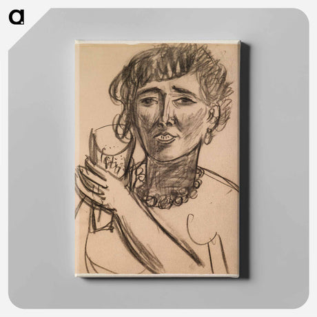 アートパネル-Portrait of Frances Swing van Veen
 - セントルイス美術館 Canvas.