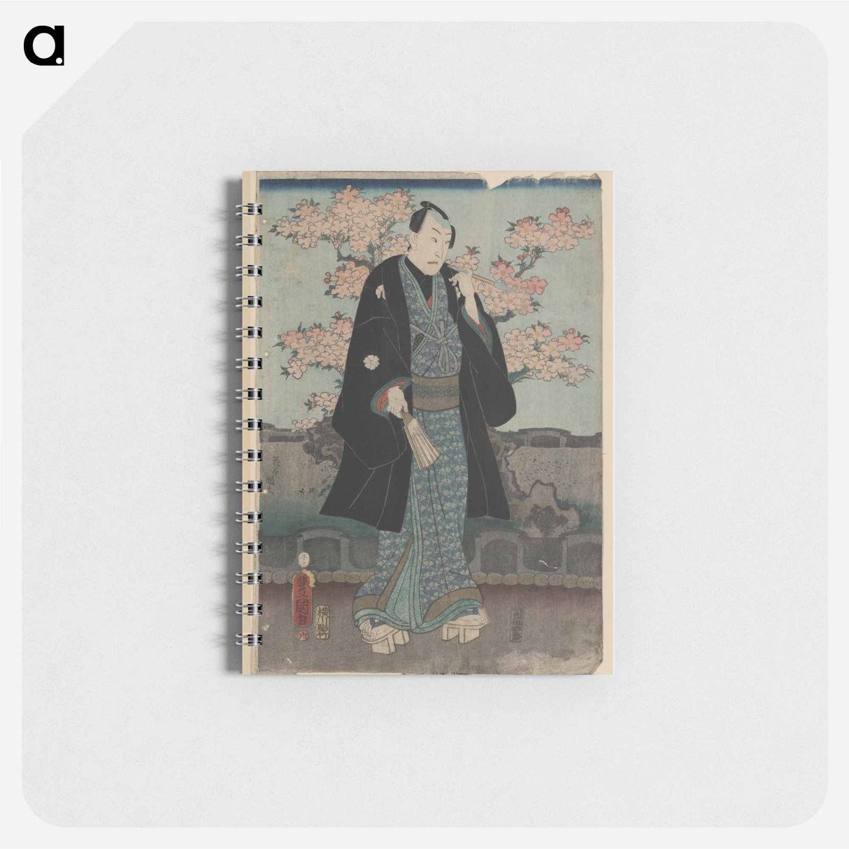 アートメモ帳-Actor Smoking Tobacco
 - 歌川 国貞 Memo.