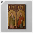 アートパネル-Two Female Saints
 - バーンズ・コレクション Canvas.