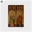 アートポストカード-Two Female Saints
 - バーンズ・コレクション Postcard.