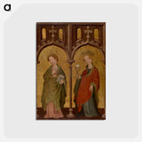 アートポストカード-Two Female Saints
 - バーンズ・コレクション Postcard.