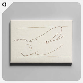 アートパネル-Reclining Nude Woman
 - クリーブランド美術館 Canvas.