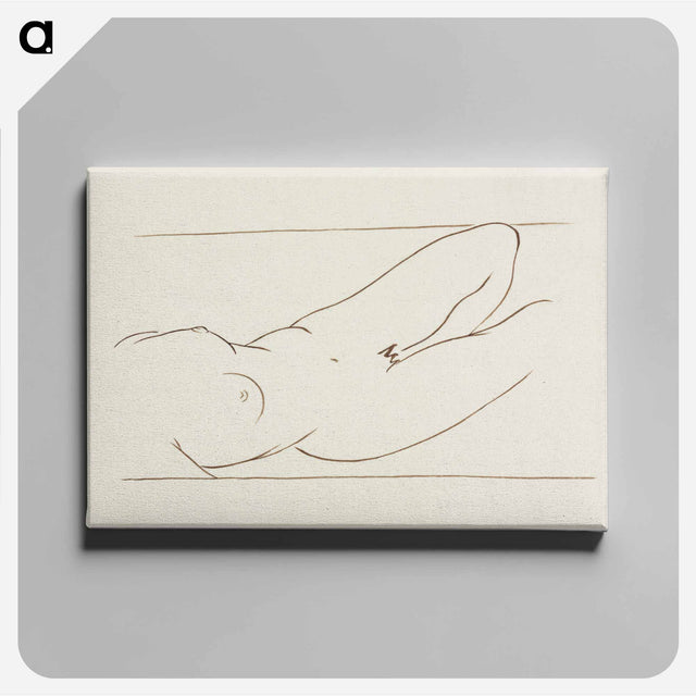 アートパネル-Reclining Nude Woman
 - クリーブランド美術館 Canvas.