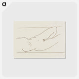 アートポストカード-Reclining Nude Woman
 - クリーブランド美術館 Postcard.