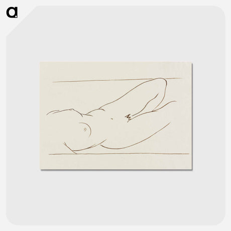 アートポストカード-Reclining Nude Woman
 - クリーブランド美術館 Postcard.