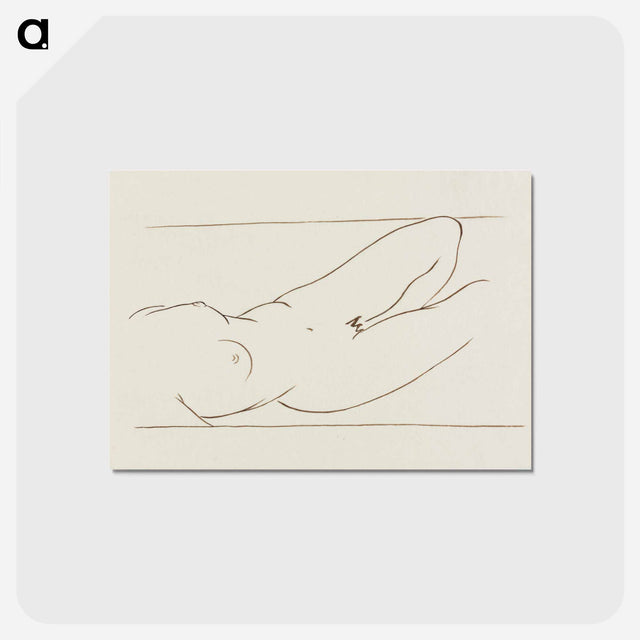 アートポストカード-Reclining Nude Woman
 - クリーブランド美術館 Postcard.