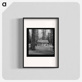 アートポスター-Type house in model lumber company town for millworkers. Gilchrist, Oregon. - ドロテア ラング Poster.