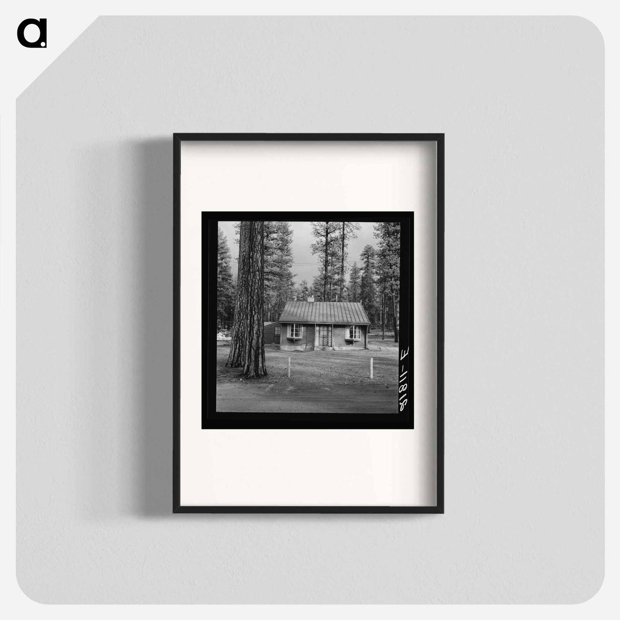 Type house in model lumber company town for millworkers. Gilchrist, Oregon. - Dorothea Lange Poster.