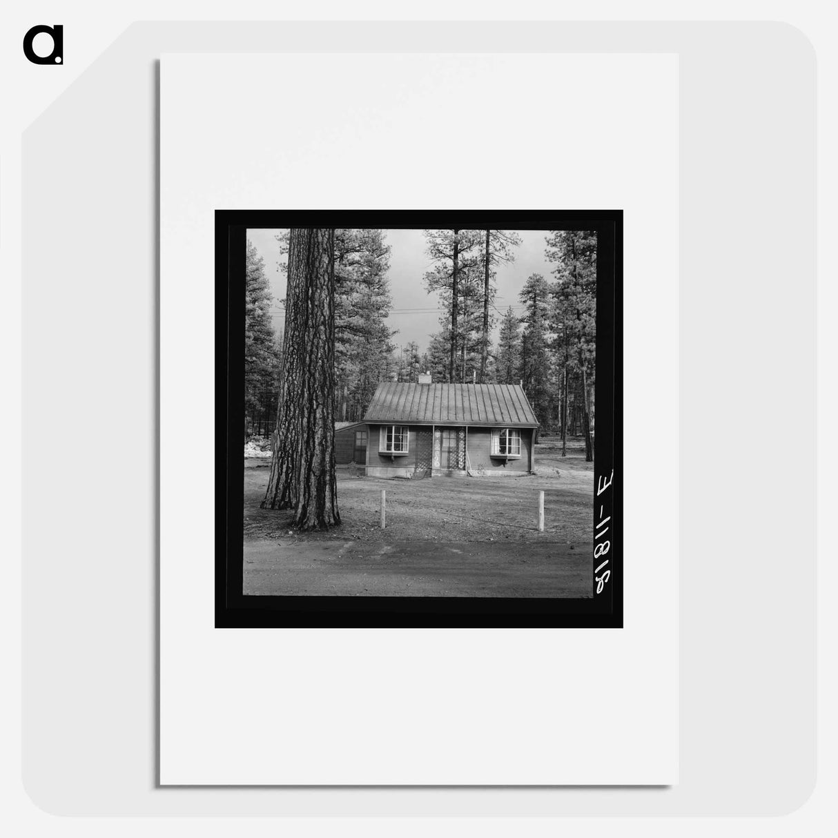 Type house in model lumber company town for millworkers. Gilchrist, Oregon. - Dorothea Lange Poster.