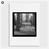 Type house in model lumber company town for millworkers. Gilchrist, Oregon. - Dorothea Lange Poster.