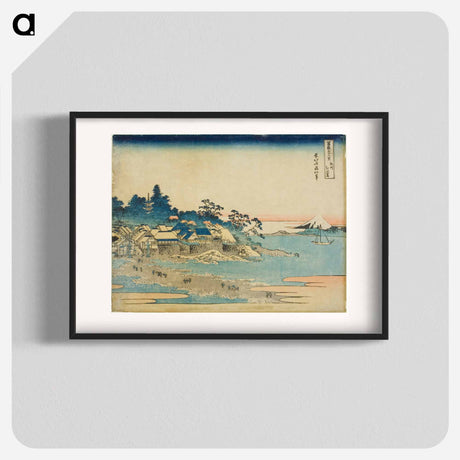 アートポスター-Hokusai's Thirty-six Views of Mount Fuji - 葛飾 北斎 Poster.