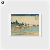 アートポストカード-Hokusai's Thirty-six Views of Mount Fuji - 葛飾 北斎 Postcard.