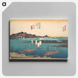 アートパネル-Distant View of Miho Beach from Ejiri
 - 歌川 広重 Canvas.