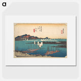 アートポスター-Distant View of Miho Beach from Ejiri
 - 歌川 広重 Poster.