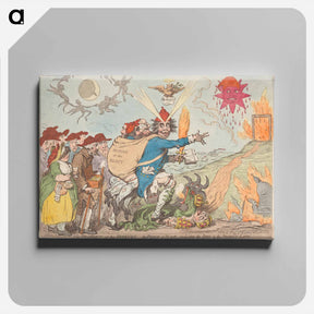 アートパネル-The Prophet of the Hebrews, - The Prince of Peace, Conducting the Jews to the Promis'd-Land
 - イェール大学アートギャラリー Canvas.