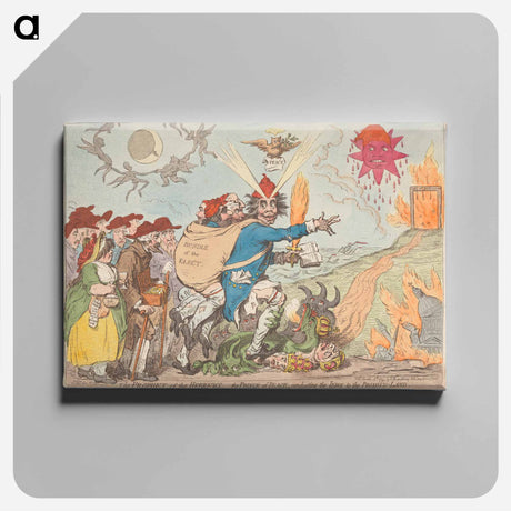 アートパネル-The Prophet of the Hebrews, - The Prince of Peace, Conducting the Jews to the Promis'd-Land
 - イェール大学アートギャラリー Canvas.