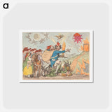 アートポストカード-The Prophet of the Hebrews, - The Prince of Peace, Conducting the Jews to the Promis'd-Land
 - イェール大学アートギャラリー Postcard.