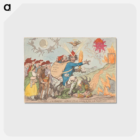 アートポストカード-The Prophet of the Hebrews, - The Prince of Peace, Conducting the Jews to the Promis'd-Land
 - イェール大学アートギャラリー Postcard.