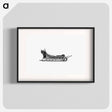 アートポスター-Sleigh Etching Illustration
 - 大英図書館 Poster.