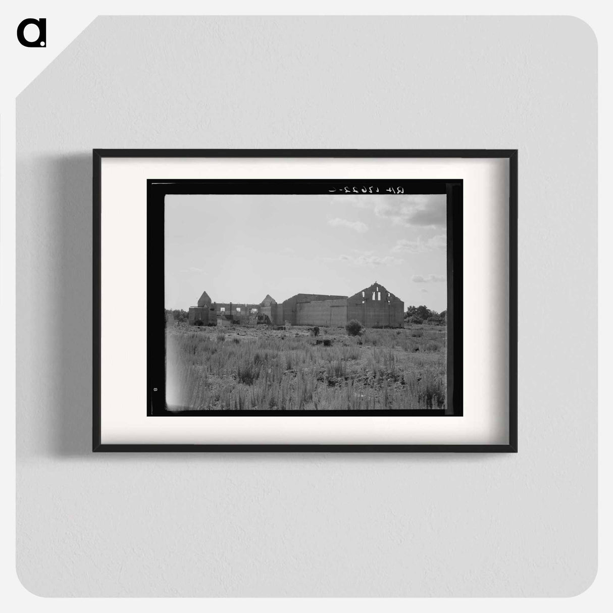 Remains of sawmill in Fullerton, Louisiana - Dorothea Lange Poster.