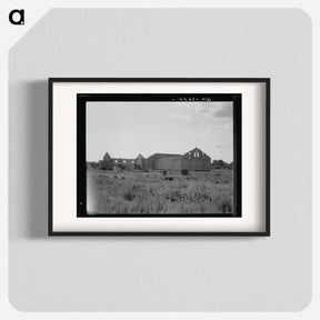 アートポスター-Remains of sawmill in Fullerton, Louisiana - ドロテア ラング Poster.