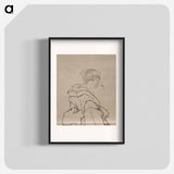 アートポスター-Japanese woman, Album of Sketches - 葛飾 北斎 Poster.