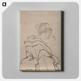 アートパネル-Japanese woman, Album of Sketches - 葛飾 北斎 Canvas.