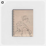 Japanese woman, Album of Sketches - 葛飾 北斎 Memo.
