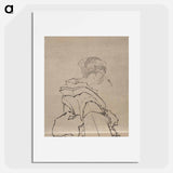 アートポスター-Japanese woman, Album of Sketches - 葛飾 北斎 Poster.