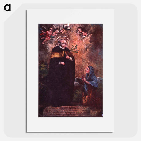 アートポスター-San Antonio of the Eagle, Augustinian Order, Doctor of Medicine, and Surgery
 - 国立医学図書館 Poster.