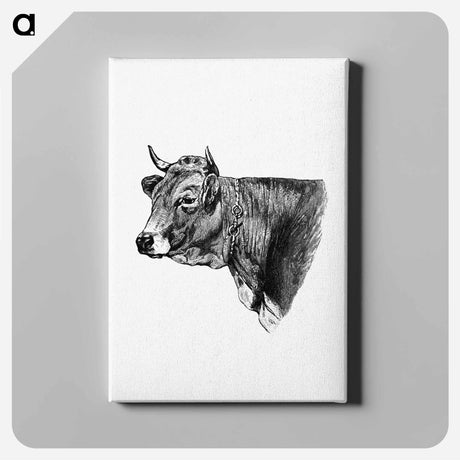 アートパネル-Livestock Cow Engraving
 - 大英図書館 Canvas.