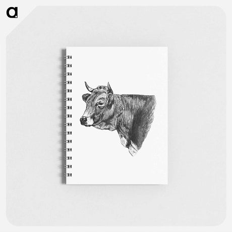 アートメモ帳-Livestock Cow Engraving
 - 大英図書館 Memo.