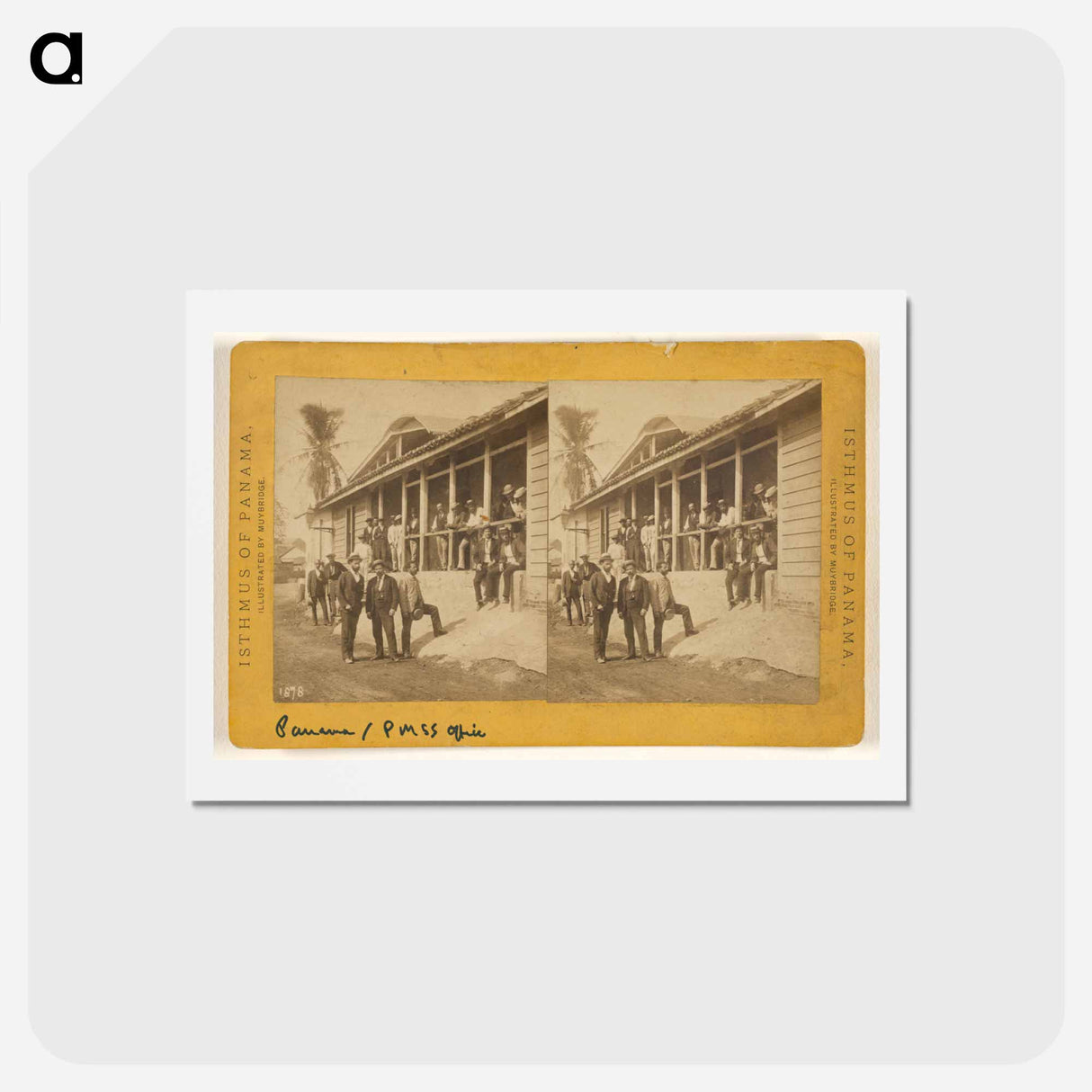 アートポストカード-Panama. Pacific Mail Steamship Office
 - エドワード マイブリッジ Postcard.