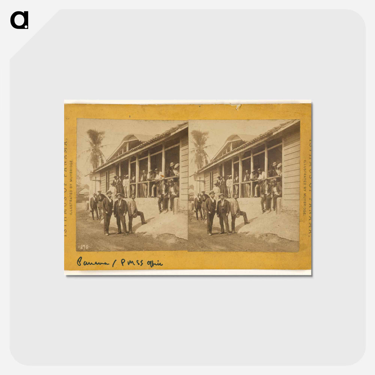 アートポストカード-Panama. Pacific Mail Steamship Office
 - エドワード マイブリッジ Postcard.