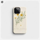 Rose illustration - ピエール ジョゼフ ルドゥーテ Phone Case.