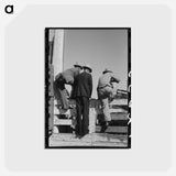 アートポストカード-West Texas Cattlemen
 - ラッセル リー Postcard.