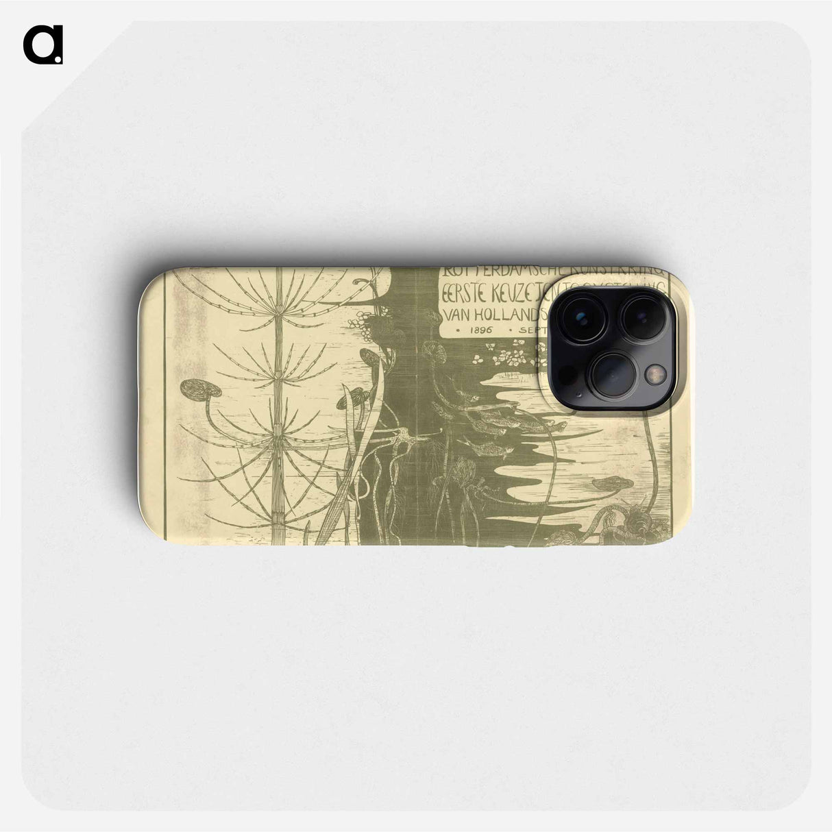 Catalogusomslag met waterplanten by Theo van Hoytema - テオ ヴァン ホイテマ Phone Case.