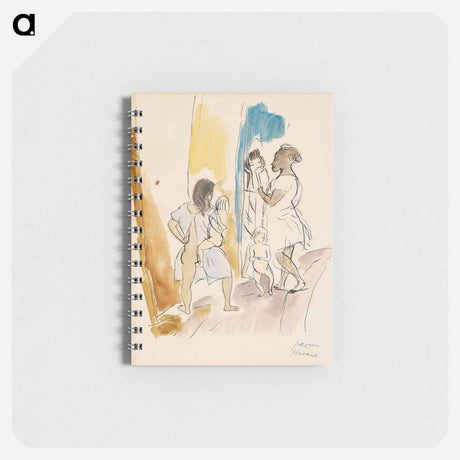 アートメモ帳-Three Women and Two Children, Havana
 - バーンズ・コレクション Memo.