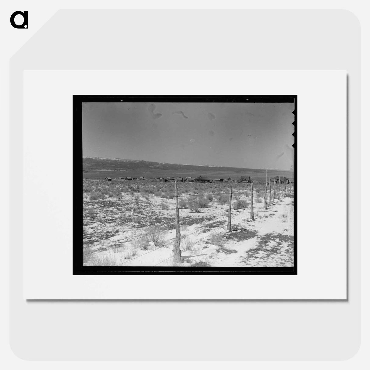 Approach to the town. Widtsoe, Utah. - Dorothea Lange Poster.