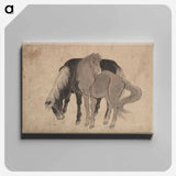 アートパネル-Album of Sketches by Katsushika Hokusai and His Disciples - 葛飾 北斎 Canvas.