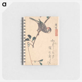 アートメモ帳-Purple Magnolia and Hornbill
 - 歌川 広重 Memo.
